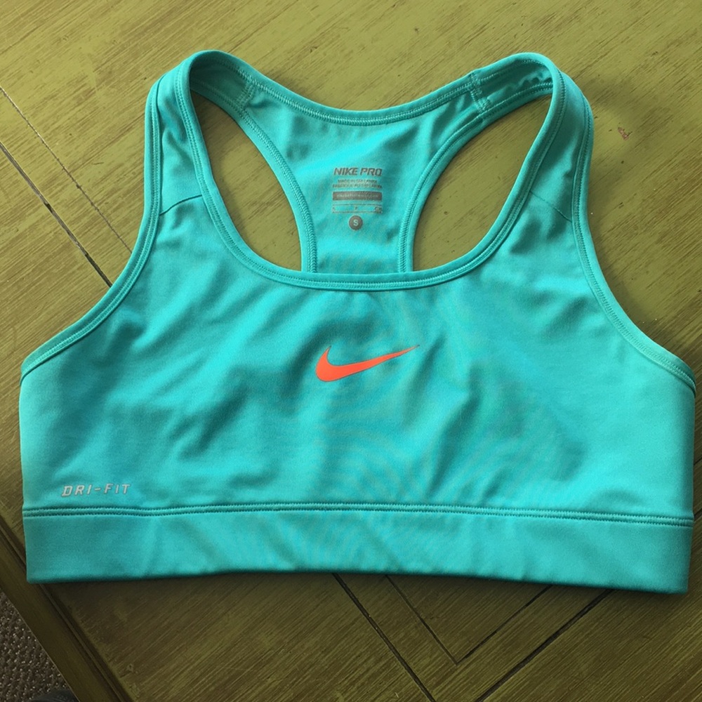 Aqua Blue Women’s Nike Racerback Sports Bra